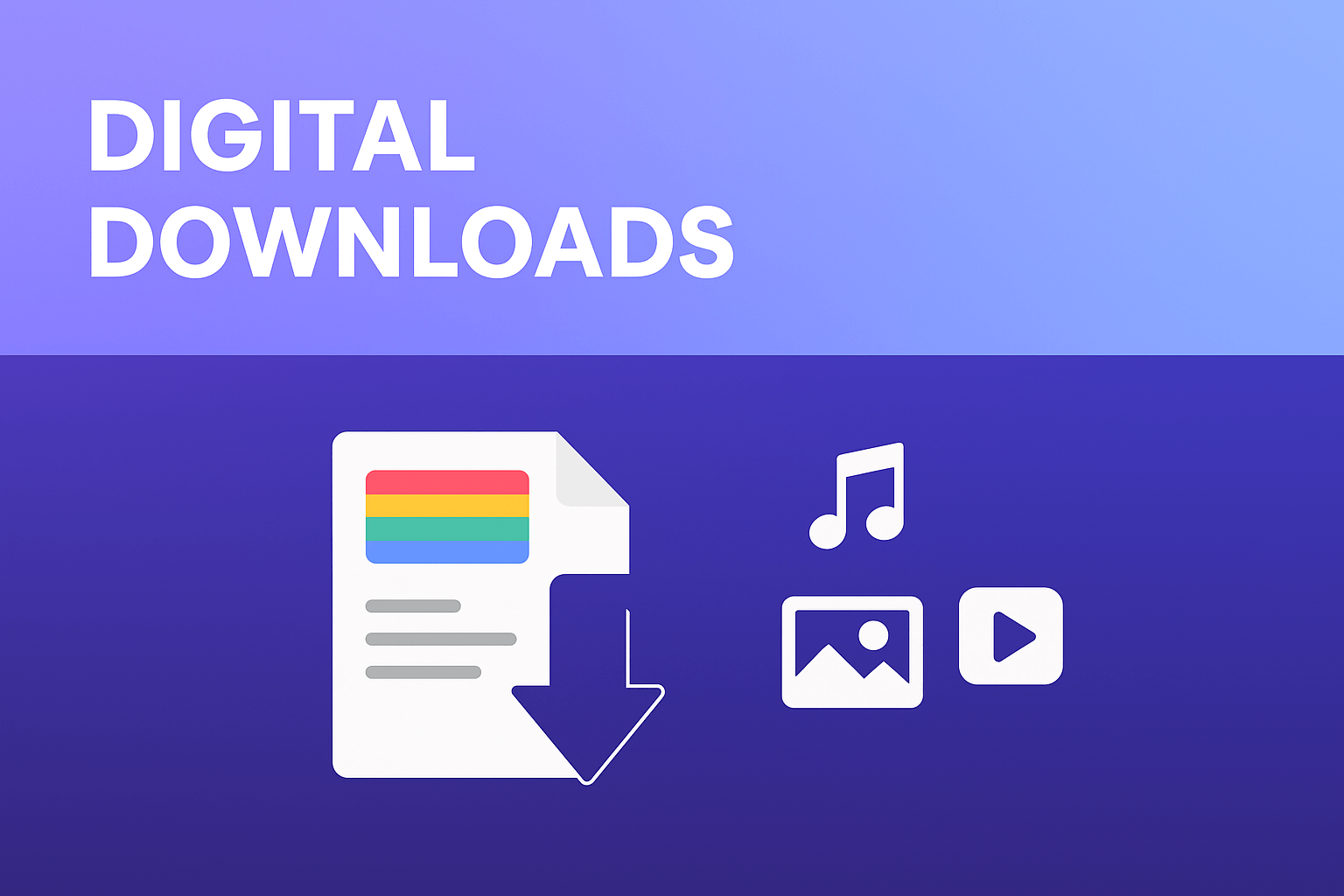 Digital Downloads Website